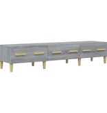 VidaXL Tv-meubel 150x34,5x30 cm bewerkt hout grijs sonoma eikenkleurig