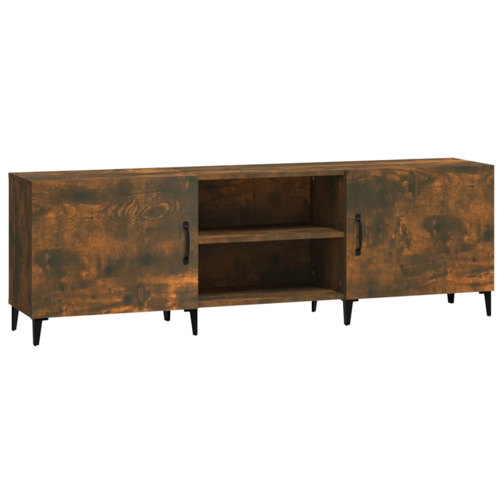 VidaXL Tv-meubel 150x30x50 cm bewerkt hout gerookt eikenkleurig