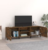 VidaXL Tv-meubel 150x30x50 cm bewerkt hout gerookt eikenkleurig