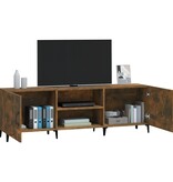 VidaXL Tv-meubel 150x30x50 cm bewerkt hout gerookt eikenkleurig