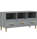 VidaXL Tv-meubel 102x36x50 cm bewerkt hout grijs sonoma eikenkleurig