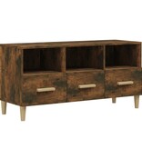 VidaXL Tv-meubel 102x36x50 cm bewerkt hout gerookt eikenkleurig