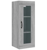 VidaXL Hangkast 34,5x34x90 cm grijs sonoma eikenkleurig