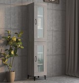 VidaXL Hangkast 34,5x34x90 cm grijs sonoma eikenkleurig