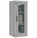 VidaXL Hangkast 34,5x34x90 cm grijs sonoma eikenkleurig