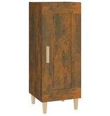 VidaXL Dressoir 34,5x34x90 cm bewerkt hout gerookt eiken