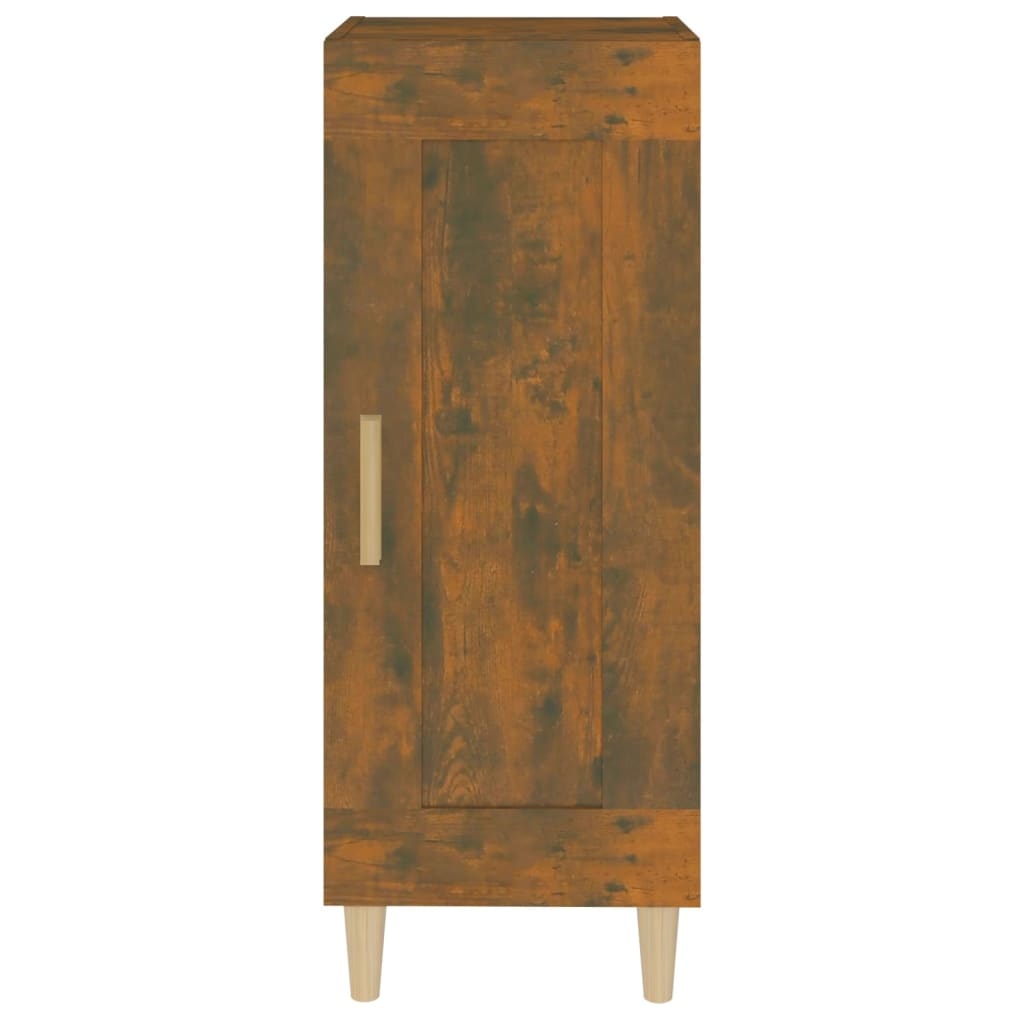 VidaXL Dressoir 34,5x34x90 cm bewerkt hout gerookt eiken