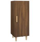 VidaXL Dressoir 34,5x34x90 cm bewerkt hout bruineikenkleurig