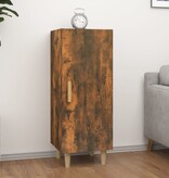 VidaXL Dressoir 34,5x34x90 cm bewerkt hout gerookt eikenkleurig
