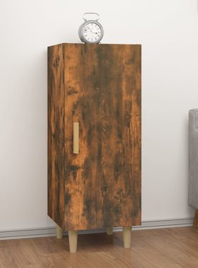 VidaXL Dressoir 34,5x34x90 cm bewerkt hout gerookt eikenkleurig
