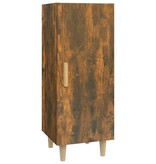 VidaXL Dressoir 34,5x34x90 cm bewerkt hout gerookt eikenkleurig