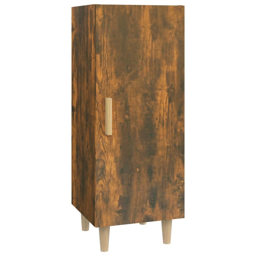 VidaXL Dressoir 34,5x34x90 cm bewerkt hout gerookt eikenkleurig