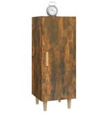 VidaXL Dressoir 34,5x34x90 cm bewerkt hout gerookt eikenkleurig