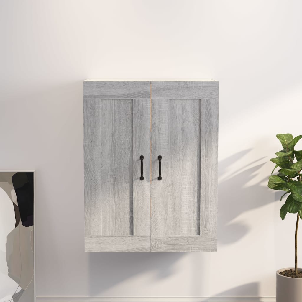 VidaXL Hangkast 69,5x32,5x90 cm grijs sonoma eikenkleurig