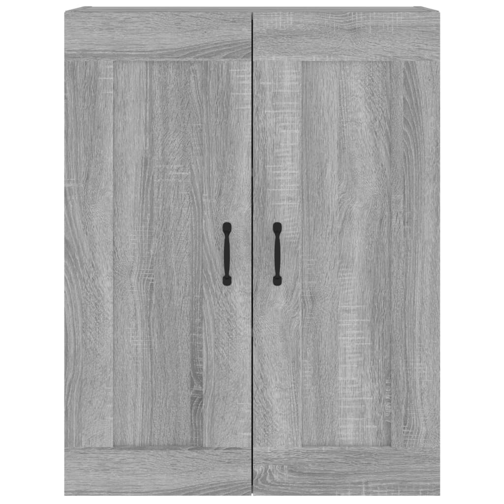 VidaXL Hangkast 69,5x32,5x90 cm grijs sonoma eikenkleurig