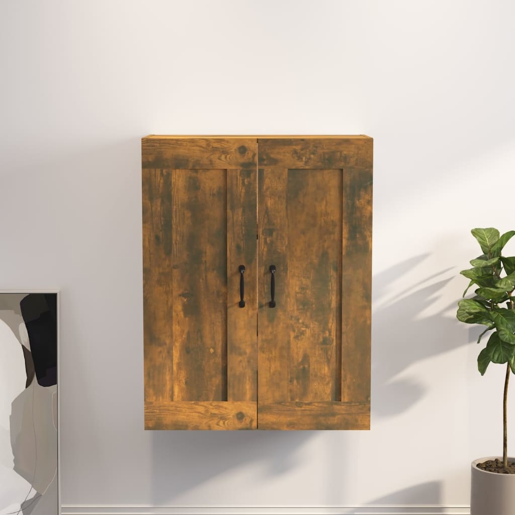 VidaXL Hangkast 69,5x32,5x90 cm gerookt eikenkleurig
