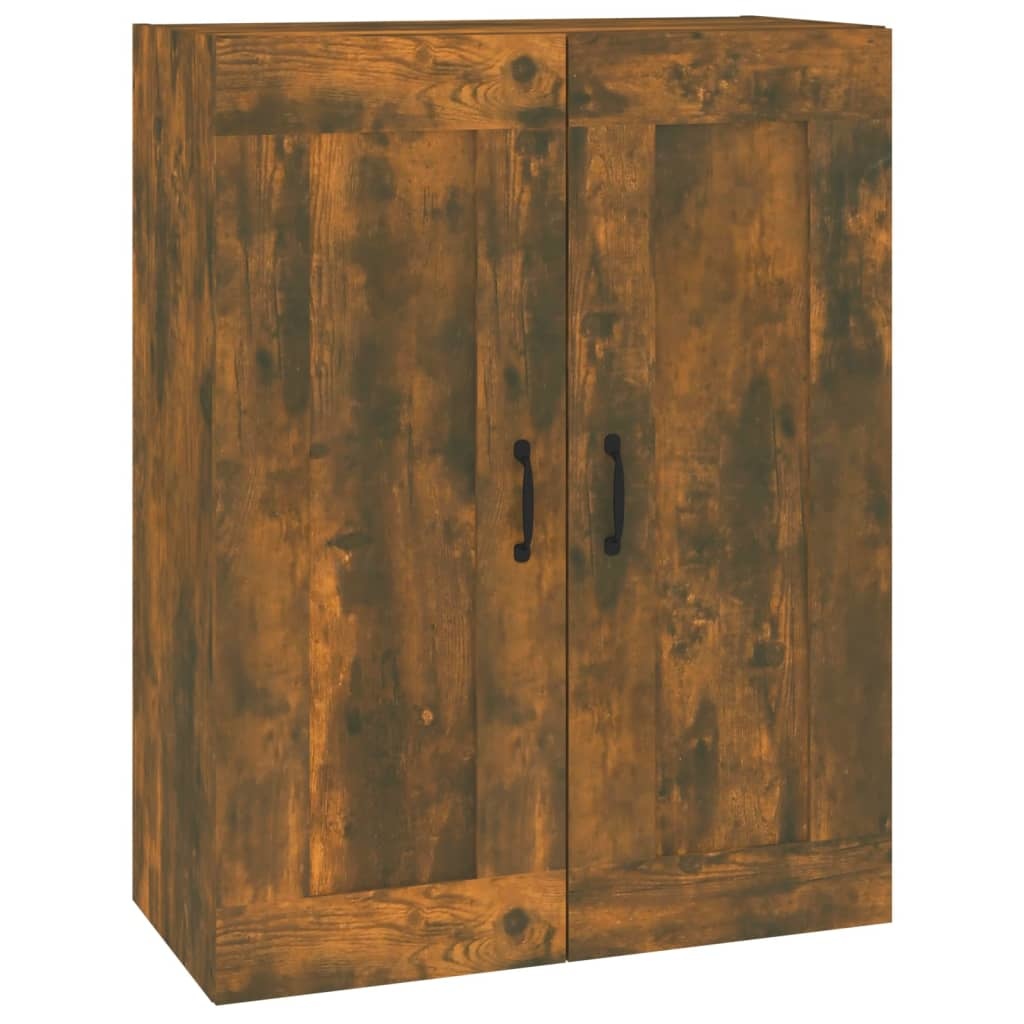VidaXL Hangkast 69,5x32,5x90 cm gerookt eikenkleurig