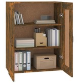 VidaXL Hangkast 69,5x32,5x90 cm gerookt eikenkleurig