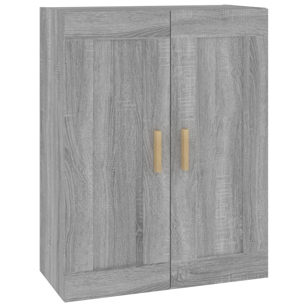 VidaXL Wandkast 69,5x32,5x90 cm bewerkt hout grijs sonoma eikenkleurig