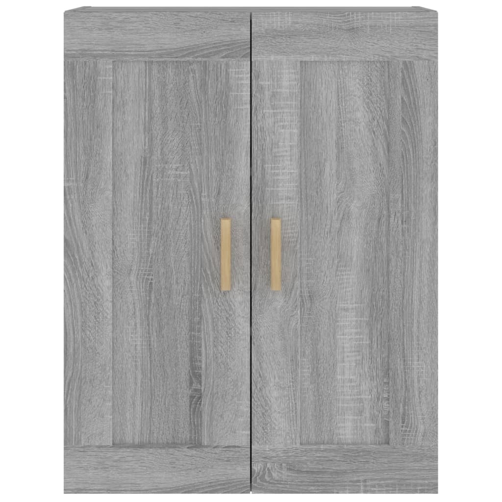 VidaXL Wandkast 69,5x32,5x90 cm bewerkt hout grijs sonoma eikenkleurig