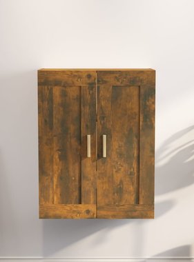 VidaXL Wandkast 69,5x32,5x90 cm bewerkt hout gerookt eikenkleurig