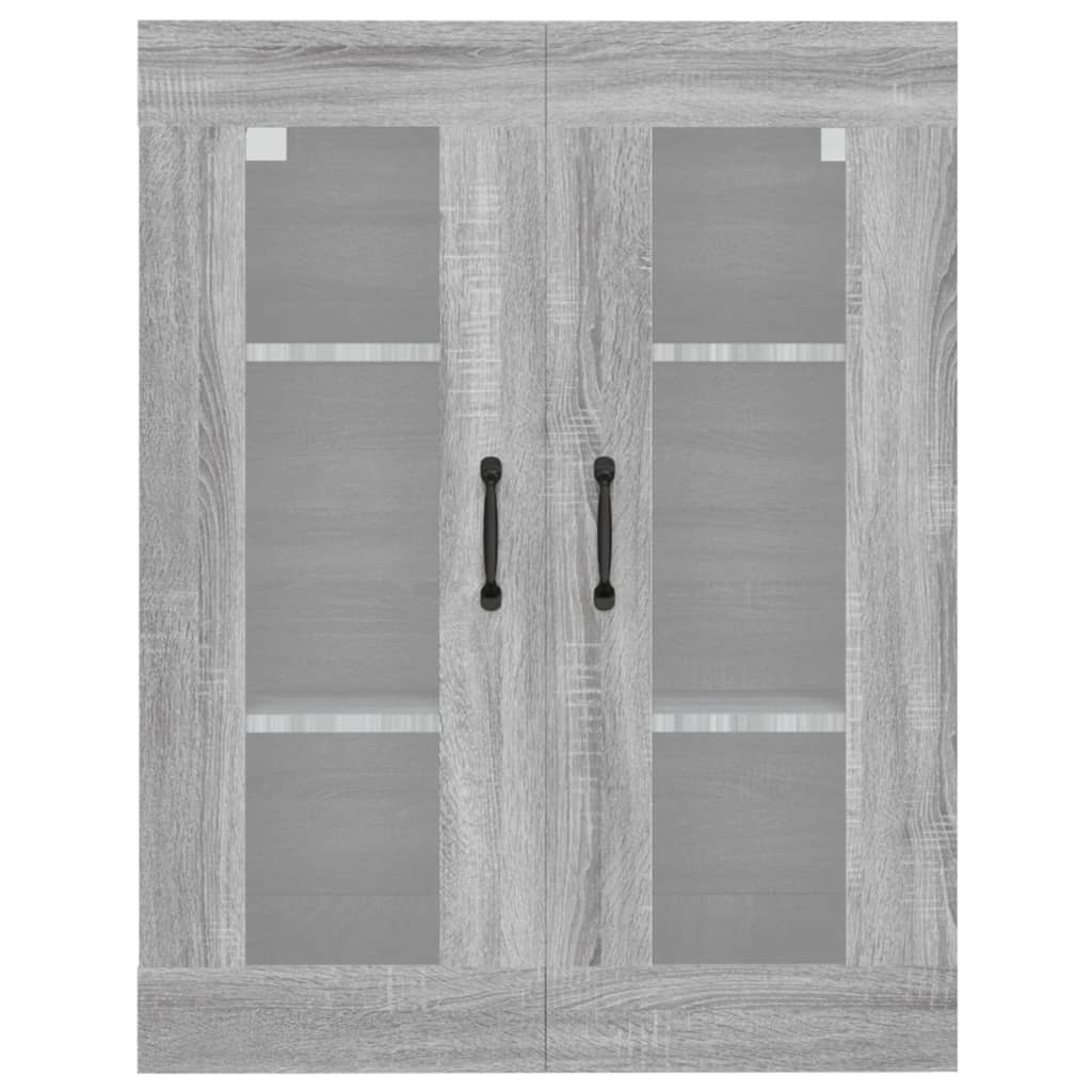 VidaXL Hangkast 69,5x34x90 cm grijs sonoma eikenkleurig