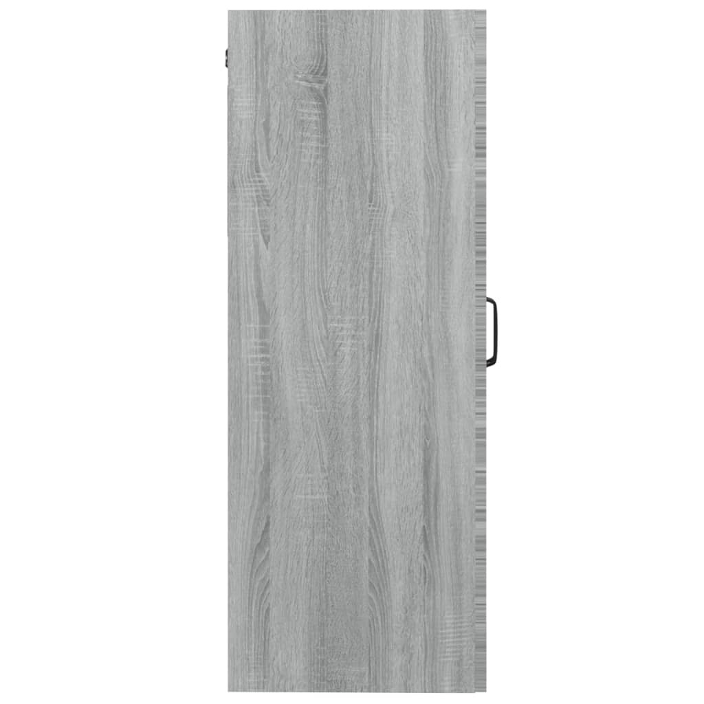VidaXL Hangkast 69,5x34x90 cm grijs sonoma eikenkleurig