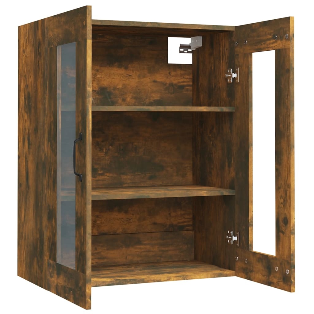 VidaXL Hangkast 69,5x34x90 cm gerookt eikenkleurig