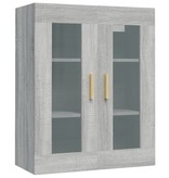 VidaXL Hangkast 69,5x34x90 cm grijs sonoma eikenkleurig