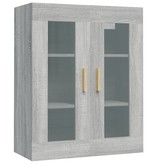 vidaXL Hangkast 69,5x34x90 cm grijs sonoma eikenkleurig