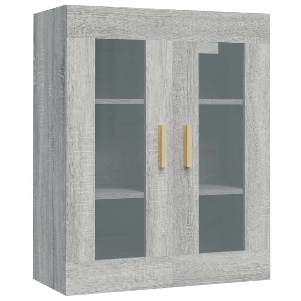 vidaXL Hangkast 69,5x34x90 cm grijs sonoma eikenkleurig