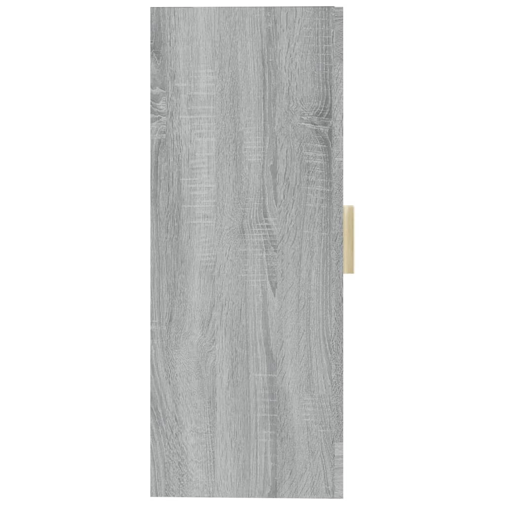 VidaXL Hangkast 69,5x34x90 cm grijs sonoma eikenkleurig