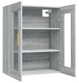 vidaXL Hangkast 69,5x34x90 cm grijs sonoma eikenkleurig