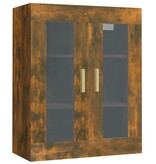 VidaXL Hangkast 69,5x34x90 cm gerookt eikenkleurig
