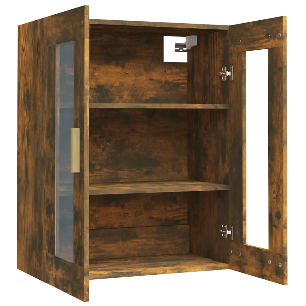 VidaXL Hangkast 69,5x34x90 cm gerookt eikenkleurig