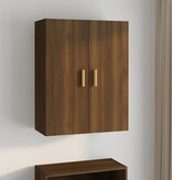 VidaXL Hangkast 69,5x34x90 cm bruineikenkleurig