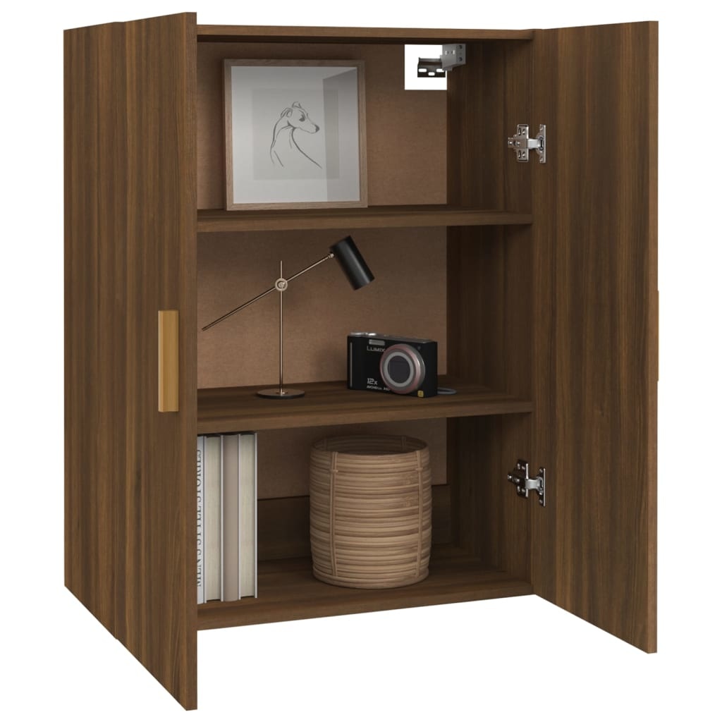 VidaXL Hangkast 69,5x34x90 cm bruineikenkleurig
