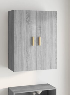 VidaXL Hangkast 69,5x34x90 cm grijs sonoma eikenkleurig