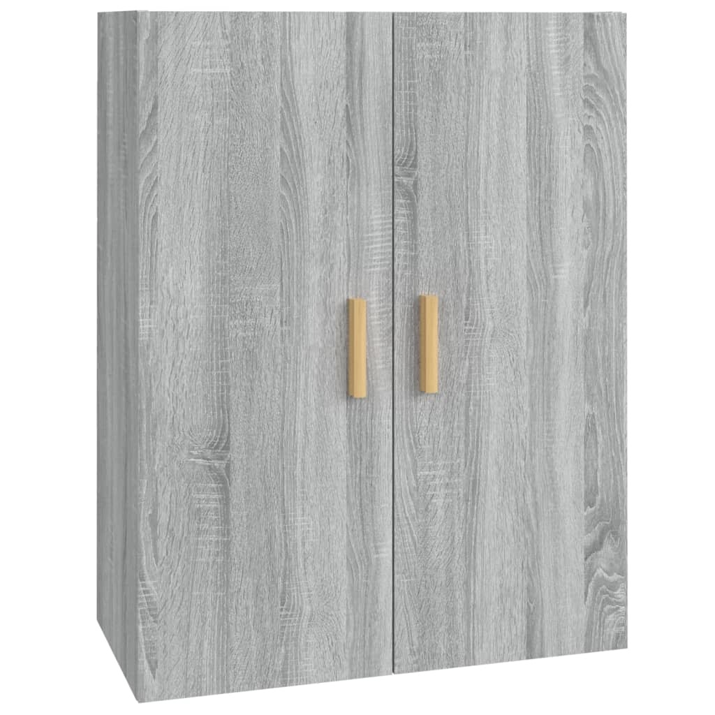 VidaXL Hangkast 69,5x34x90 cm grijs sonoma eikenkleurig
