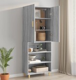 VidaXL Hangkast 69,5x34x90 cm grijs sonoma eikenkleurig