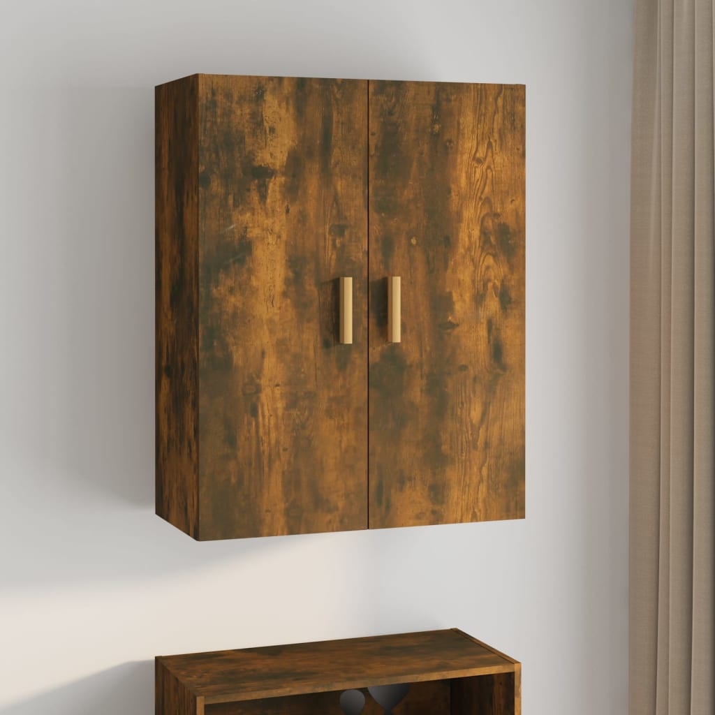 VidaXL Hangkast 69,5x34x90 cm gerookt eikenkleurig
