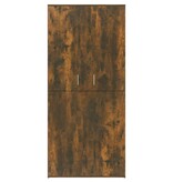 vidaXL Schoenenkast 80x39x178 cm bewerkt hout gerookt eikenkleurig