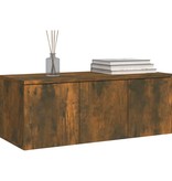 VidaXL Tv-meubel 80x34x30 cm bewerkt hout gerookt eikenkleurig