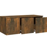 VidaXL Tv-meubel 80x34x30 cm bewerkt hout gerookt eikenkleurig