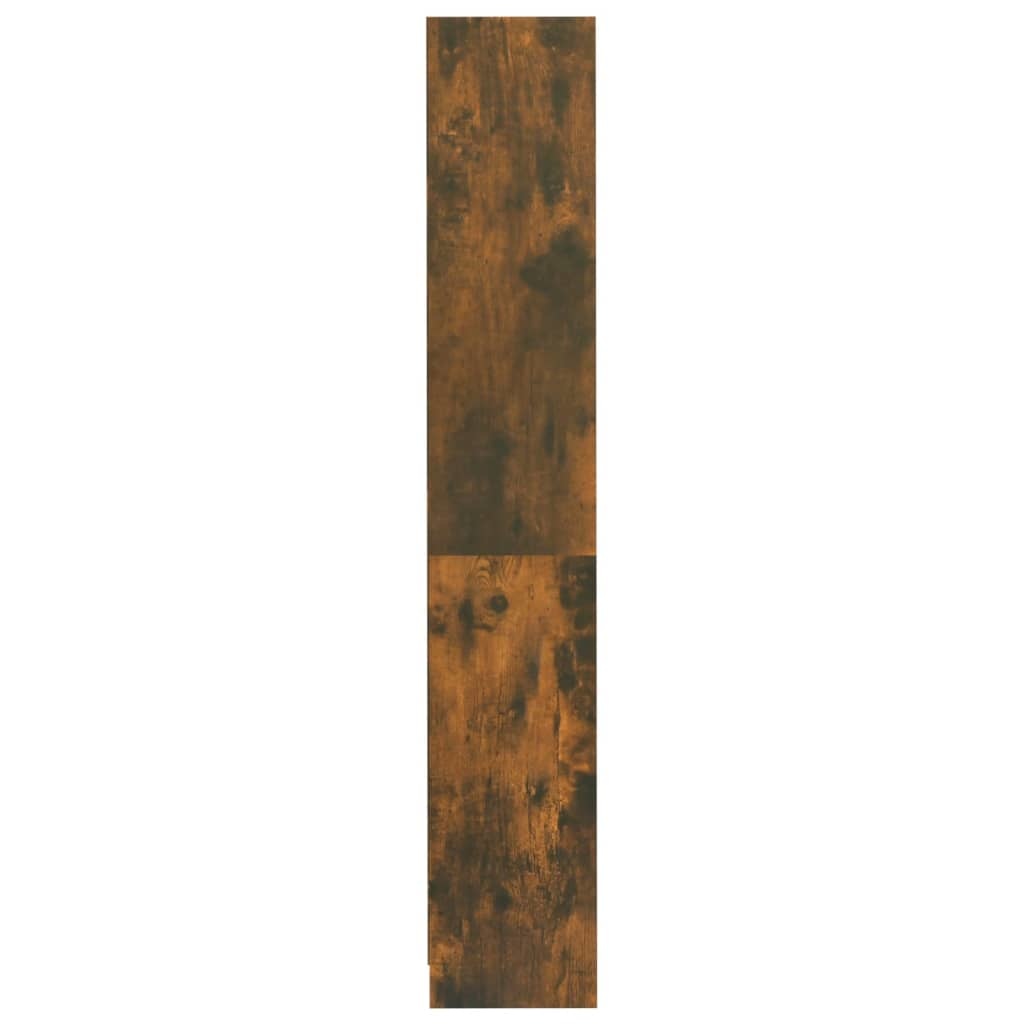 VidaXL Boekenkast 4-laags 80x24x142 cm bewerkt hout gerookt eikenkleur