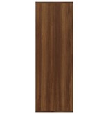 vidaXL Schoenenrek 54x34x100,5 cm bewerkt hout bruineikenkleurig