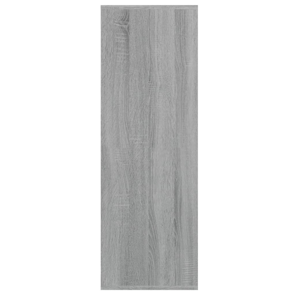 vidaXL Schoenenrek 54x34x100,5 cm bewerkt hout grijs sonoma eikenkleur