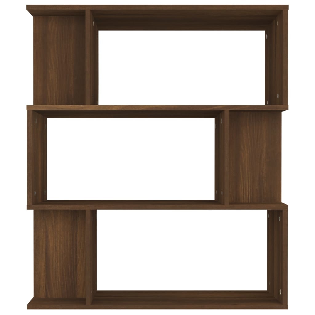 VidaXL Boekenkast / kamerscherm 80x24x96 cm bewerkt hout bruineiken