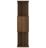 VidaXL Boekenkast / kamerscherm 80x24x96 cm bewerkt hout bruineiken