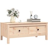 VidaXL Salontafel 100x50x40 cm massief grenenhout
